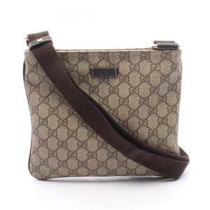 Gucci Zip Top Messenger Bag Gg Coated #310451G74B
